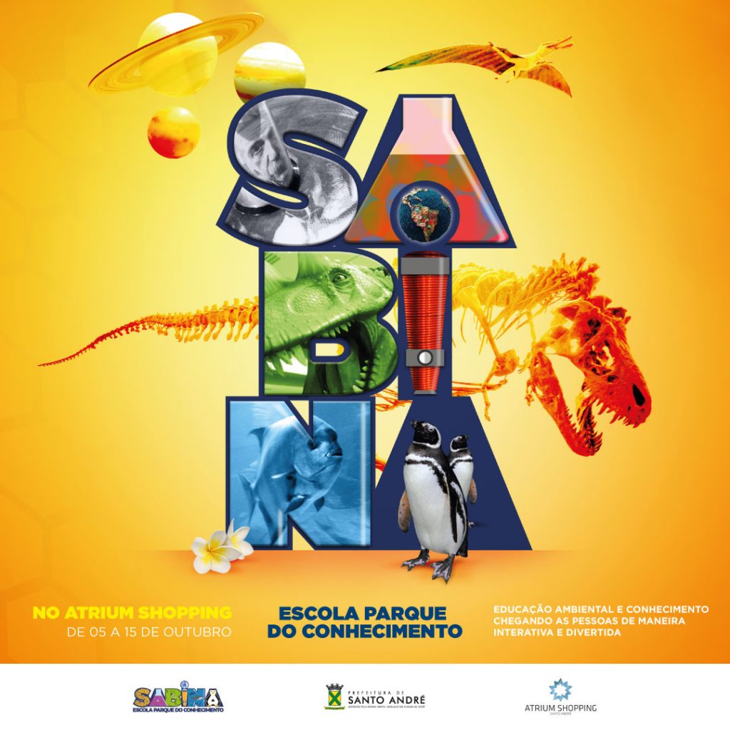 Evento no Atrium Shopping reúne exposição sobre vida marinha e atividades de educação ambiental