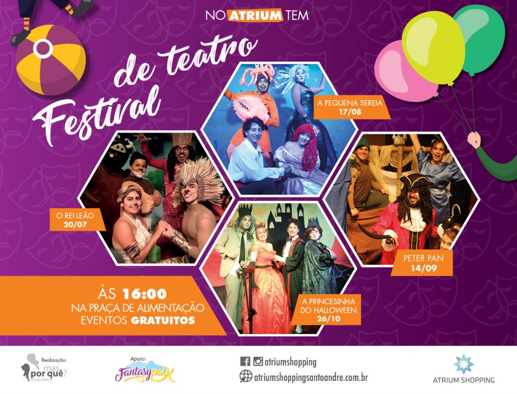 O Atrium Shopping apresenta o espetáculo "Peter Pan"