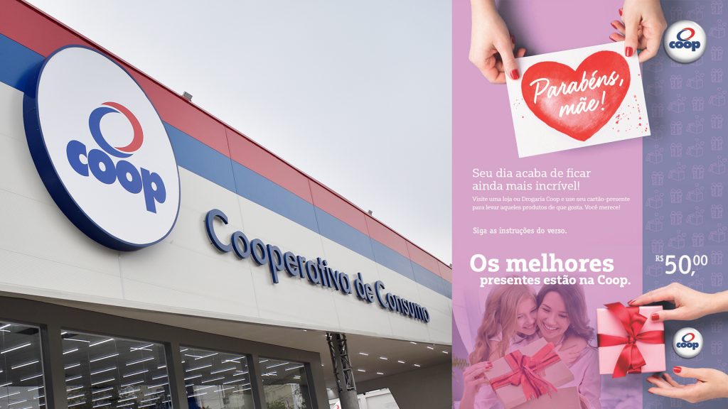 Supermercado COOP lança cartões pré-pagos para o Dia das Mães