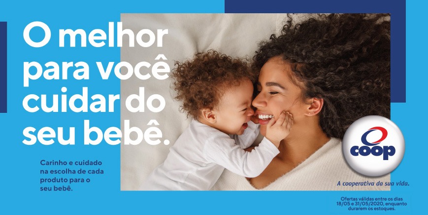 Produtos infantis na Coop têm preços e planos de pagamento diferenciados
