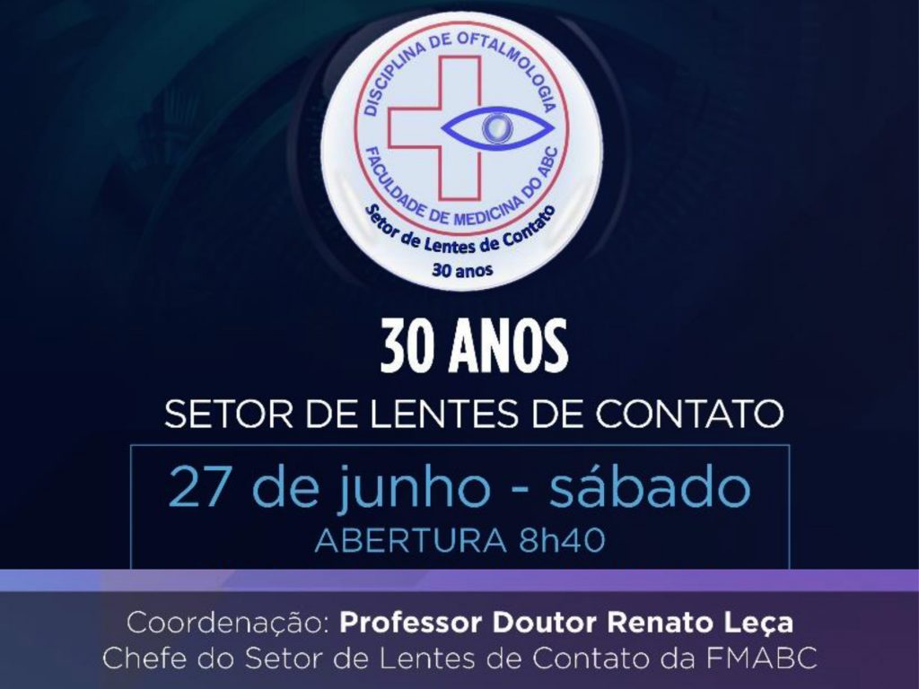Oftalmologia da MedABC comemora 30 anos do Setor de Lentes de Contato