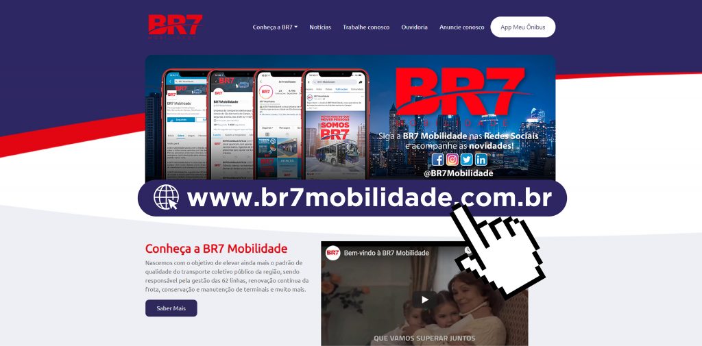 BR7 Mobilidade lança novo site com foco na comunidade e na orientação sobre o transporte de São Bernardo