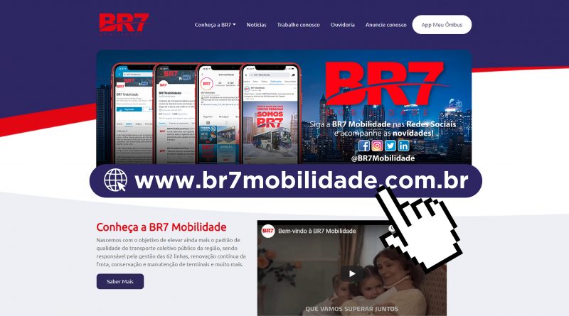BR7 Mobilidade lança novo site com foco na comunidade e na orientação sobre o transporte de São Bernardo