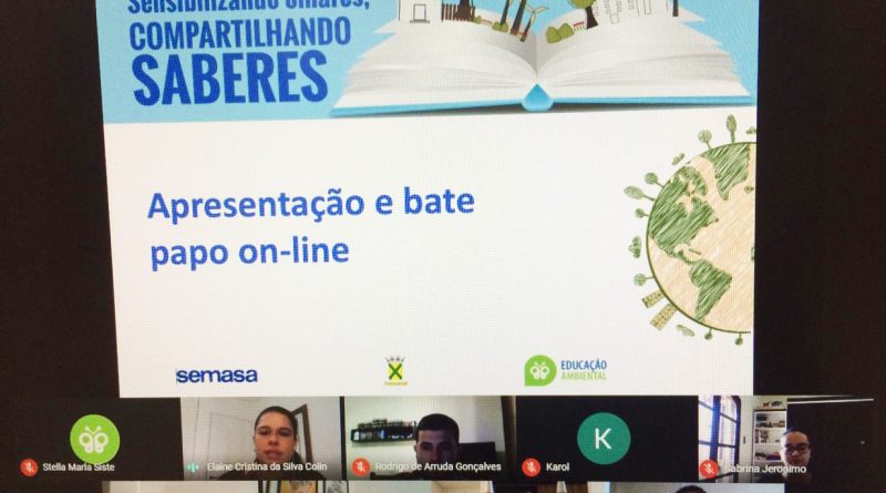 Semasa lança Tardes Interativas para abordar temas ambientais de forma on-line