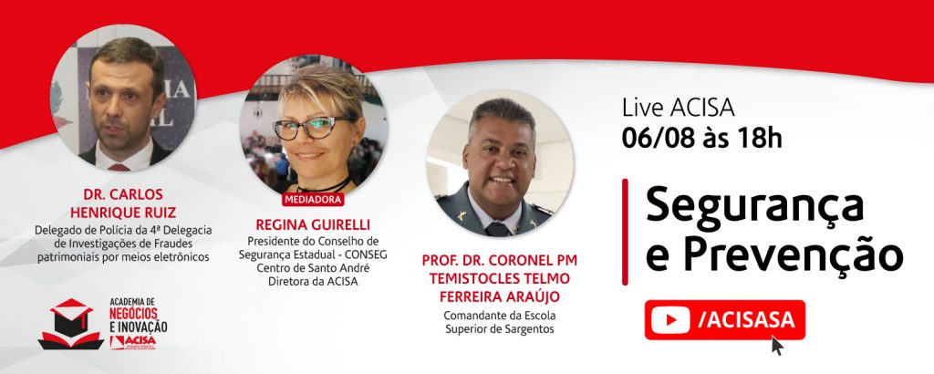 Acisa promove live com foco na segurança, prevenção e fraudes cibernéticas
