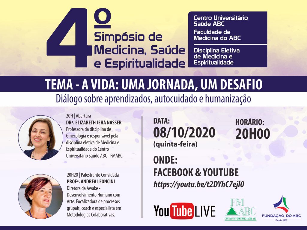 Medicina ABC organiza 4º simpósio de ‘Medicina, Saúde e Espiritualidade’