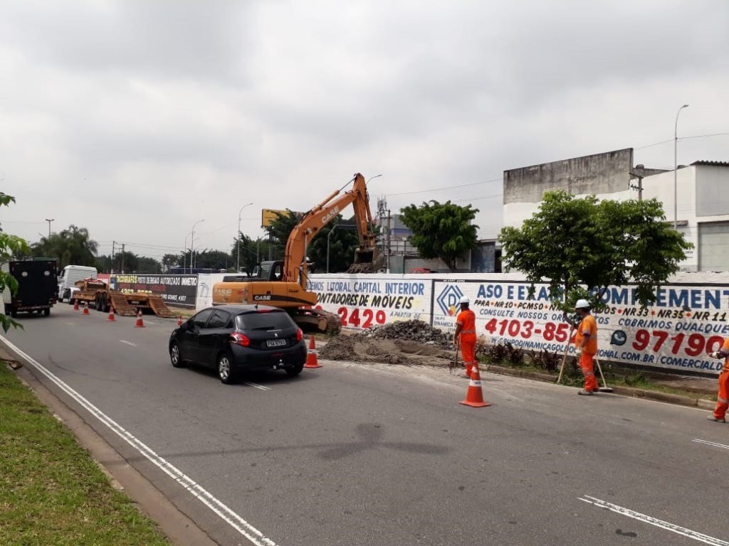 Obra do Semasa corrige erosão no Ribeirão dos Meninos ocasionada pela chuva