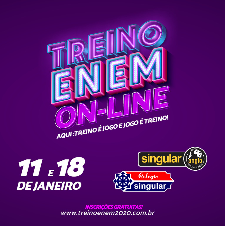 Treino ENEM on-line tem inscrições gratuitas