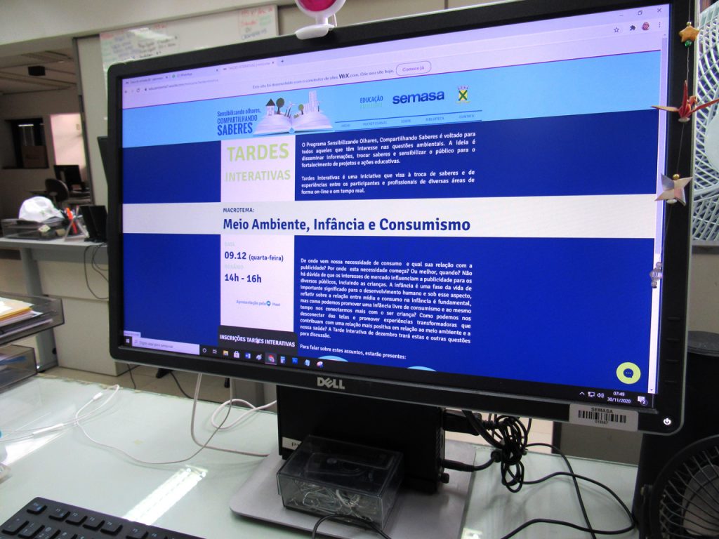 Especialistas falam sobre infância, consumismo e conexão com a natureza em bate-papo on-line