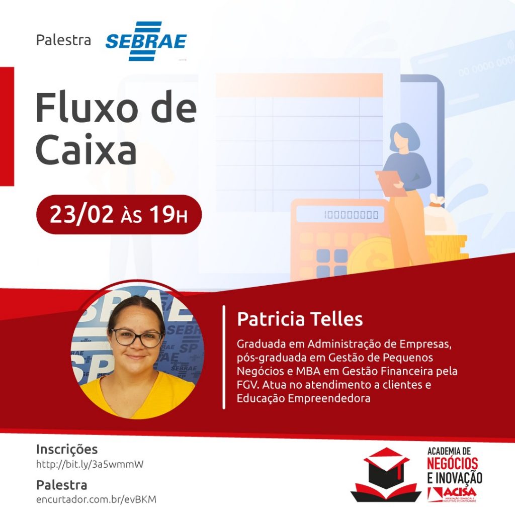 ACISA e Sebrae promovem palestra sobre fluxo de caixa