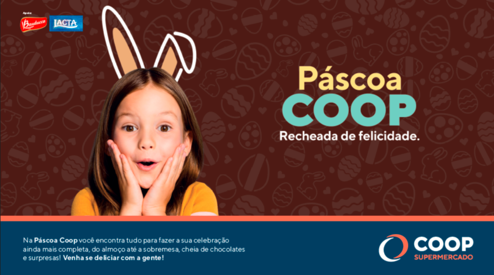 COOP lança Campanha de Páscoa e prevê crescimento de 7% nas vendas
