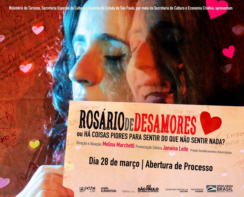Artista de São Bernardo Melina Marchetti estreia espetáculo de teatro sobre o amor no Youtube