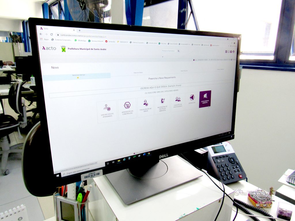 Semasa inicia atendimento de licenciamento ambiental de forma digital