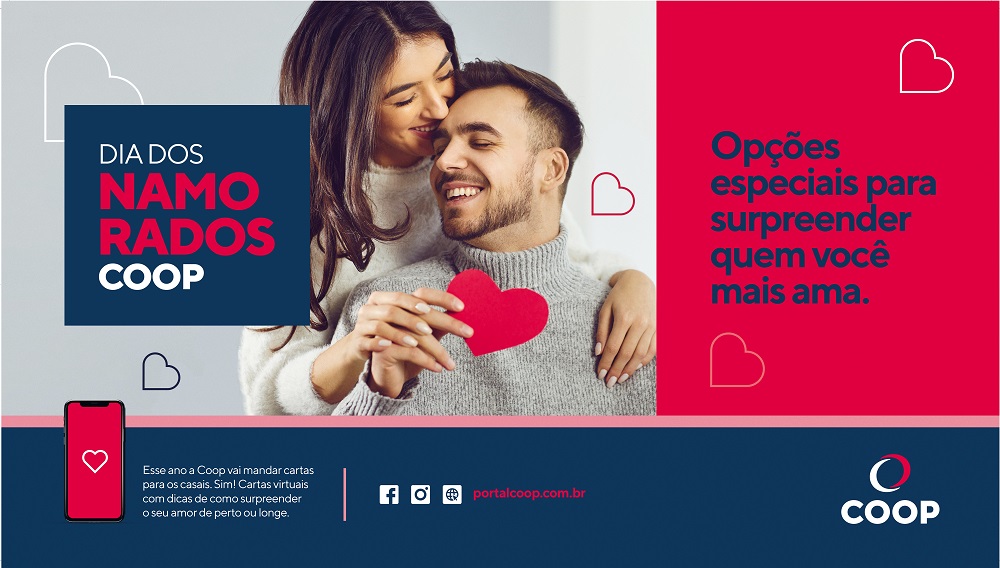 COOP lança campanha voltada para o Dia dos Namorados