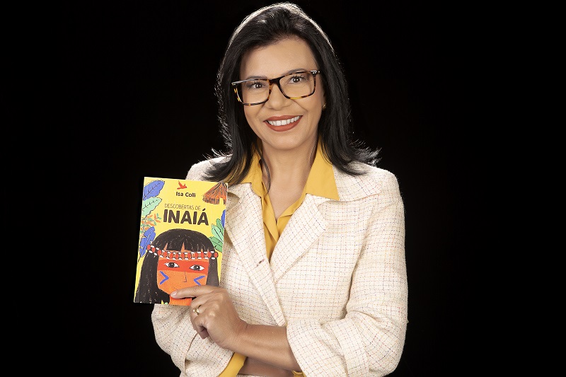 Escritora brasileira Isa Colli lança o livro 'Descobertas de Inaiá'
