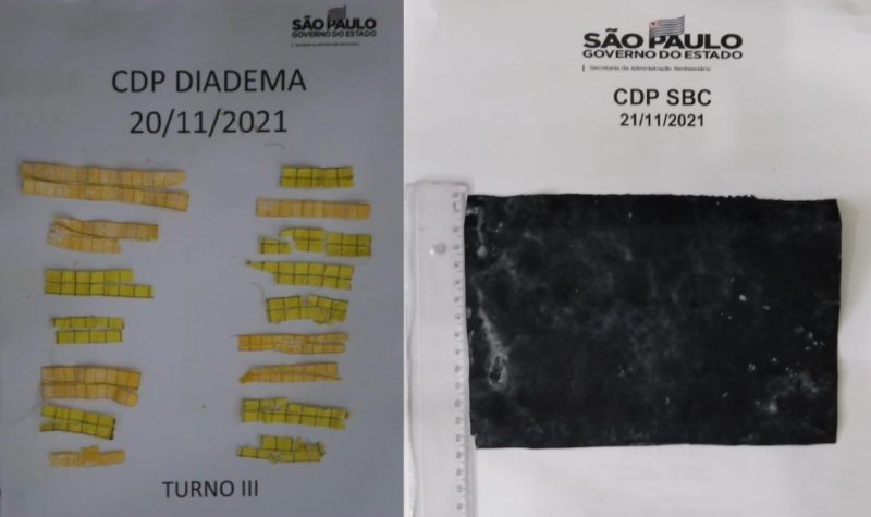 Suposta droga K4 é apreendida em unidades prisionais do ABC Paulista