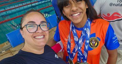 Atleta da Natação de São Bernardo brilha no Paulista Petiz e quebra três recordes na mesma prova