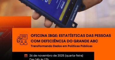 Consórcio ABC e IBGE promovem oficina técnica sobre dados das pessoas com deficiência