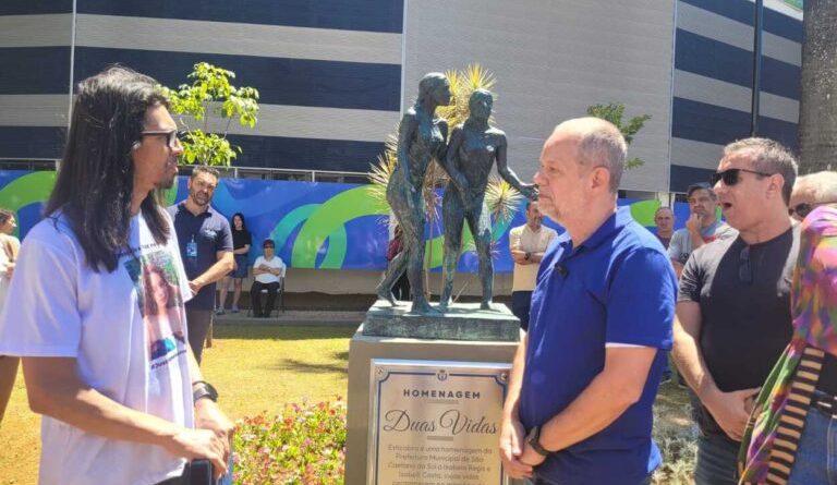 Duas Vidas’: Homenagem em Bronze a Isabelli e Isabela Vira Símbolo por conscientização em S.Caetano