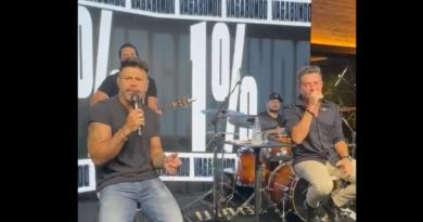 Marcos & Belutti brilham na véspera da inauguração da D’Brescia Churrascaria em São Bernardo