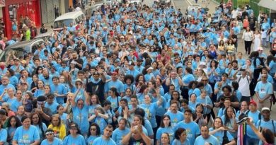 São Bernardo reúne mais de 1,5 mil pessoas na Marcha para Jesus