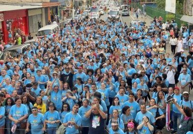 São Bernardo reúne mais de 1,5 mil pessoas na Marcha para Jesus