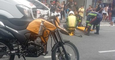 Acidente na Marechal Deodoro deixa motociclista ferido em São Bernardo