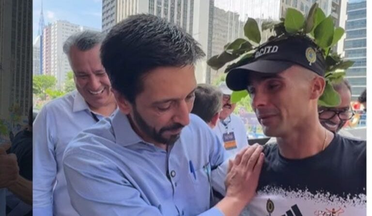 De coletor de lixo ao pódio: Fábio Jesus conquista o 3º lugar na São Silvestre e chora ao homenagear a mãe