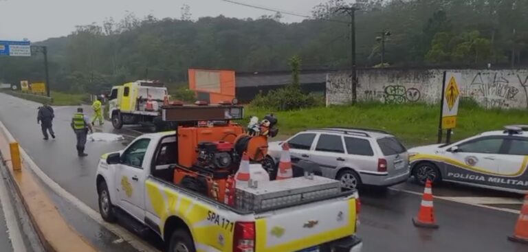 Em São Bernardo, pedestre morre atropelado por caminhão na Rodovia Índio Tibiriçá