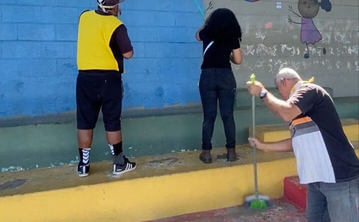 EMEB Joaquim José da Silva Xavier , Tiradentes, ganha ação de voluntariado em Diadema