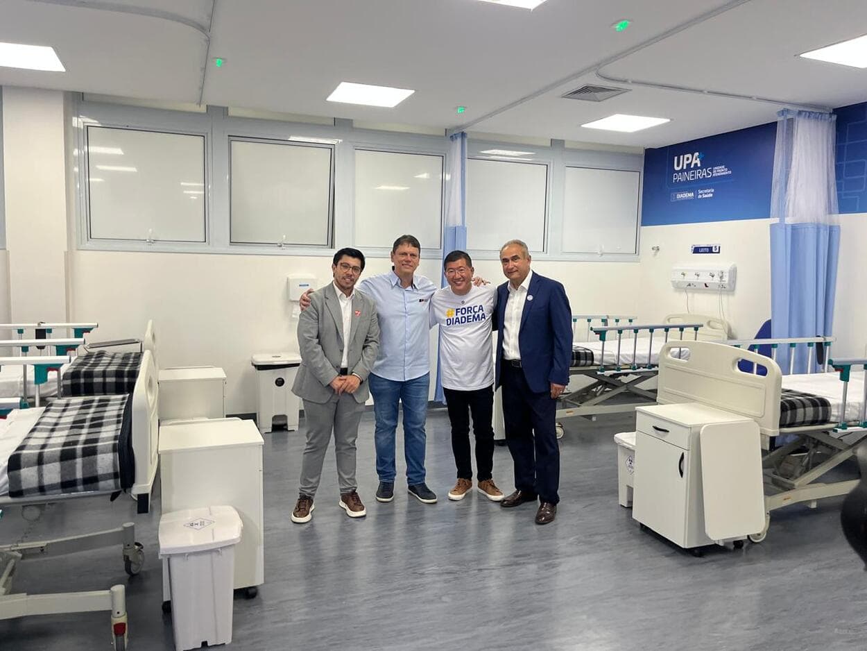 investimento estadual foi anunciado durante a inauguração da Unidade de Pronto Atendimento Paineiras