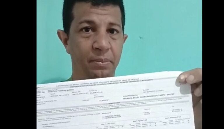 Falta de remédio na Farmácia de Alto Custo afeta morador de São Bernardo; Estado responde