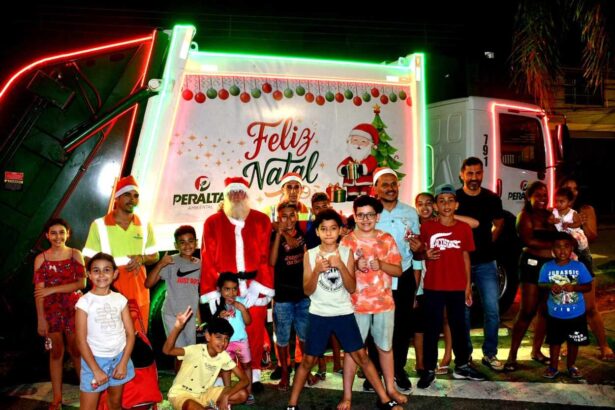 Garis levam a magia do Natal para as ruas de Santo André