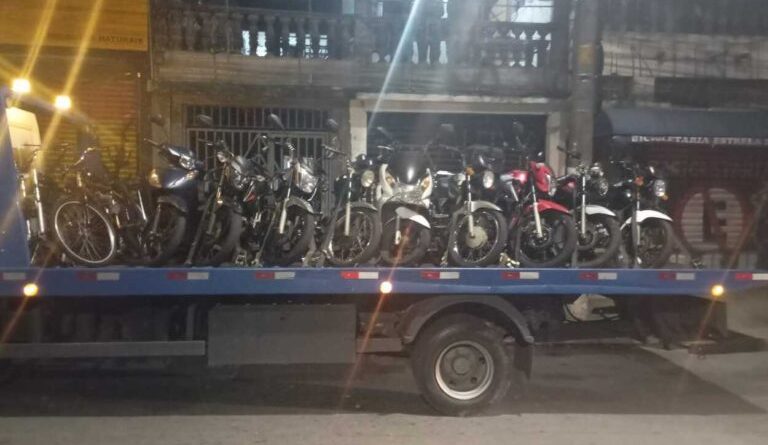 GCM apreende 27 motos em nova fase da Operação Dorme Bem em São Bernardo