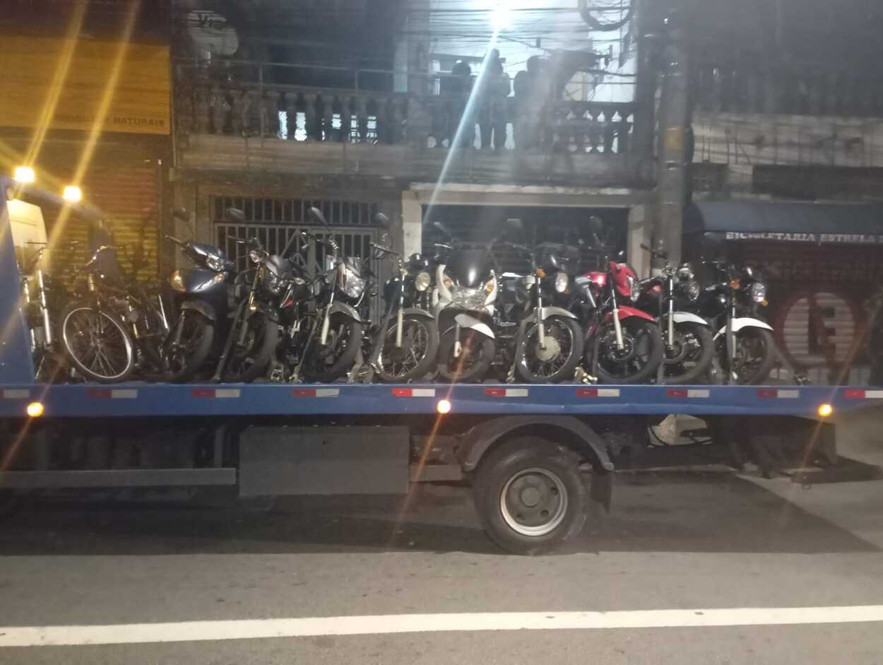 GCM apreende 27 motos em nova fase da Operação Dorme Bem em São Bernardo
