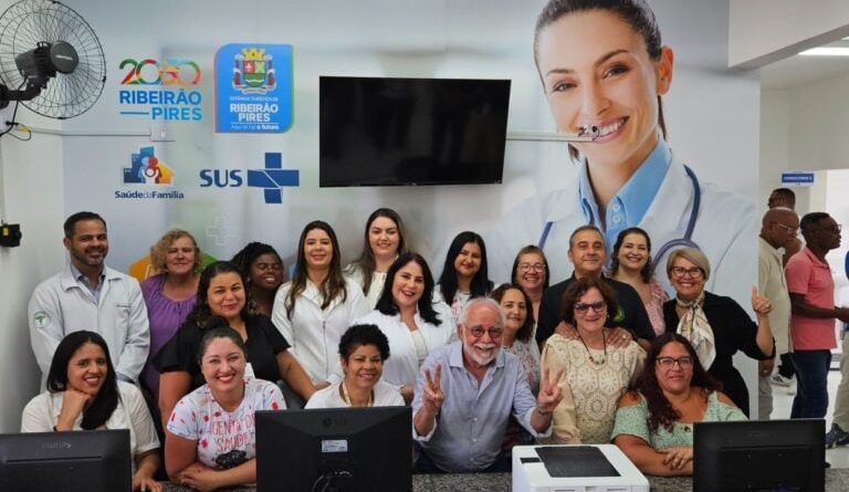 Guto Volpi entrega nova Unidade de Saúde da Família na Vila Sueli em Ribeirão Pires