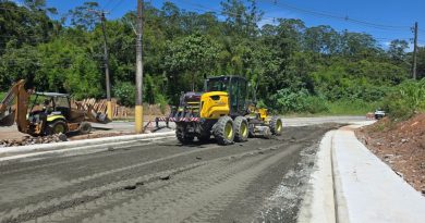 Nova alça de acesso no bairro Santa Luzia em Ribeirão Pires facilita circulação de veículos