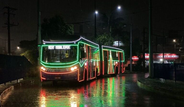 Ônibus de Natal da Next Mobilidade começa a circular em Diadema, São Bernardo, Santo André e SP