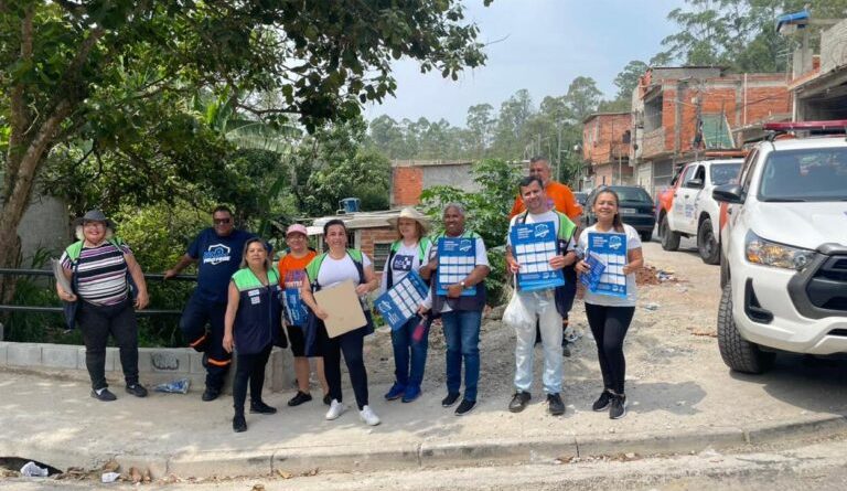 Operação São Bernardo Protege realiza mutirões em áreas de risco para conscientizar comunidades
