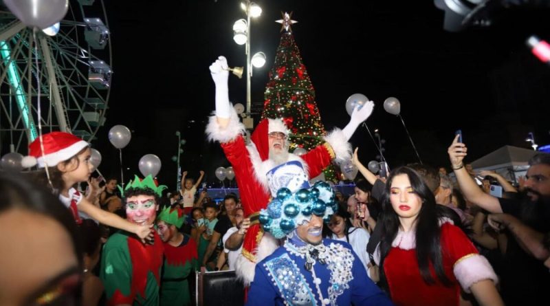 Paço Encantado de Santo André começa nesta sexta com montanha-russa e chegada do Papai Noel