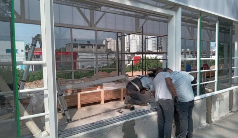 Parada Vila Império do BRT-ABC recebe portas automáticas