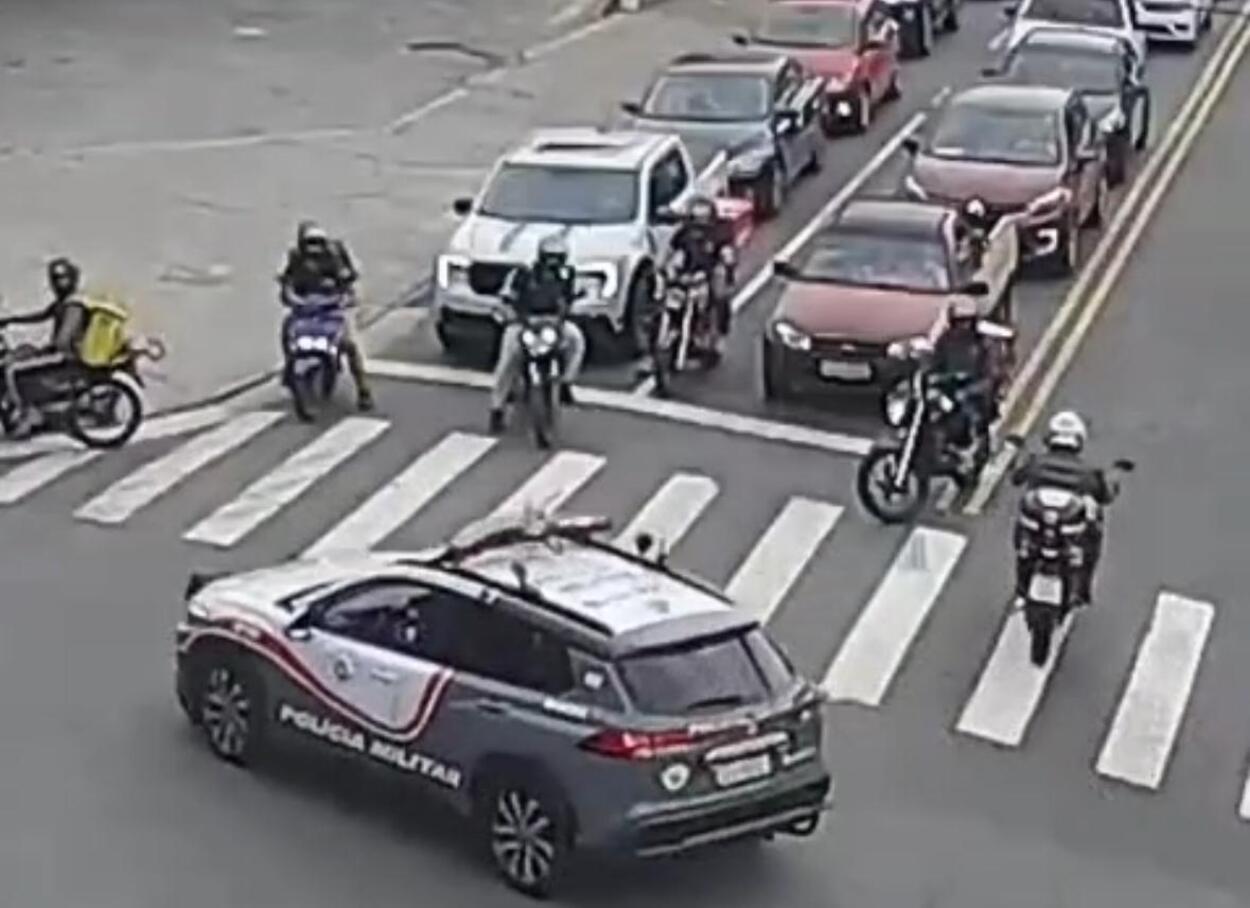 PM captura procurado da Justiça após ação integrada com o Smart Sanca no Bairro Fundação