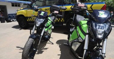 Santo André inicia testes com motos elétricas para monitoramento do trânsito