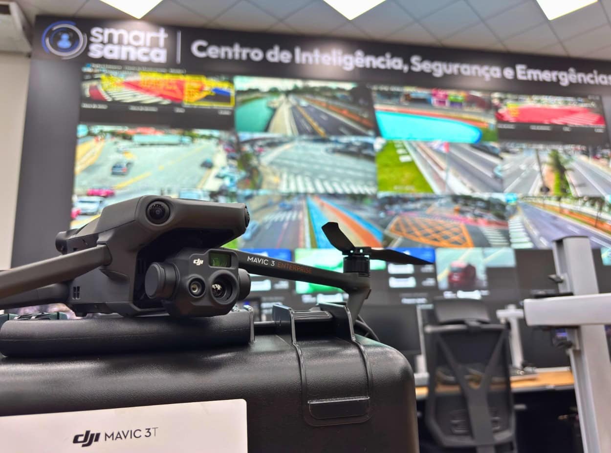 Incorporação do drone amplia as possibilidades de atuação conjunta e em tempo real das forças de segurança, Defesa Civil e órgãos da Prefeitura