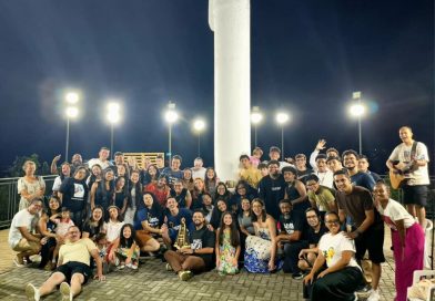 Conecta Jovens de Ribeirão Pires estreia com luau e reúne juventude católica no Mirante São José
