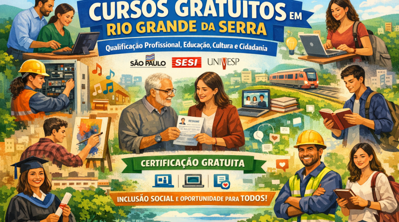 Cursos Gratuitos - Rio Grande da Serra