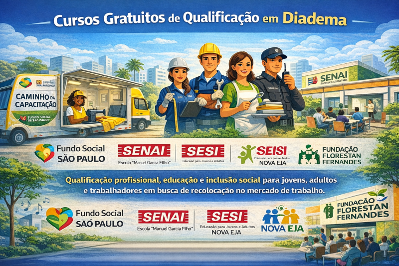 Diadema – Cursos Gratuitos