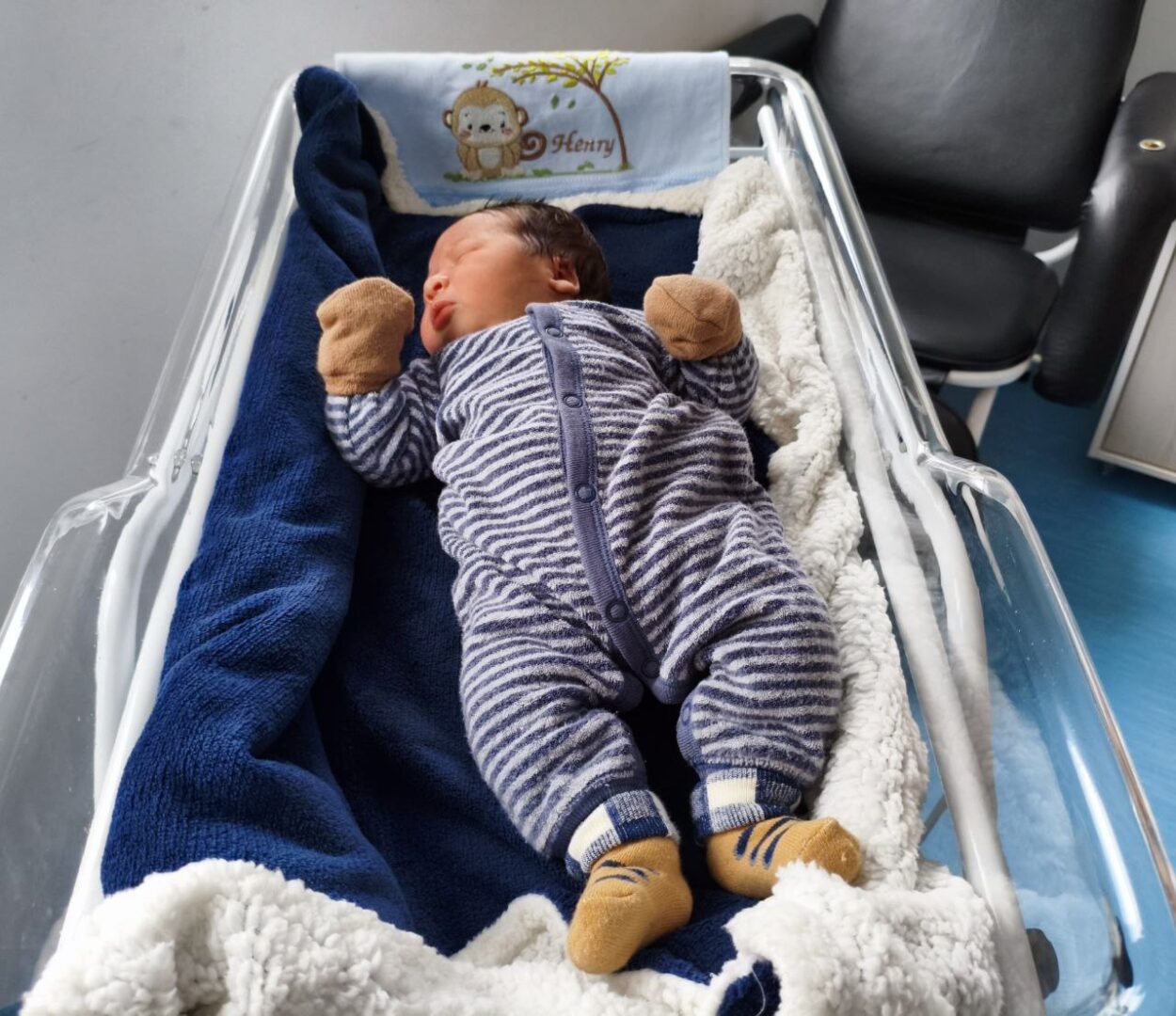 Henry é o primeiro bebê  em 2026, no Hospital e Maternidade São Lucas em Ribeirão Pires