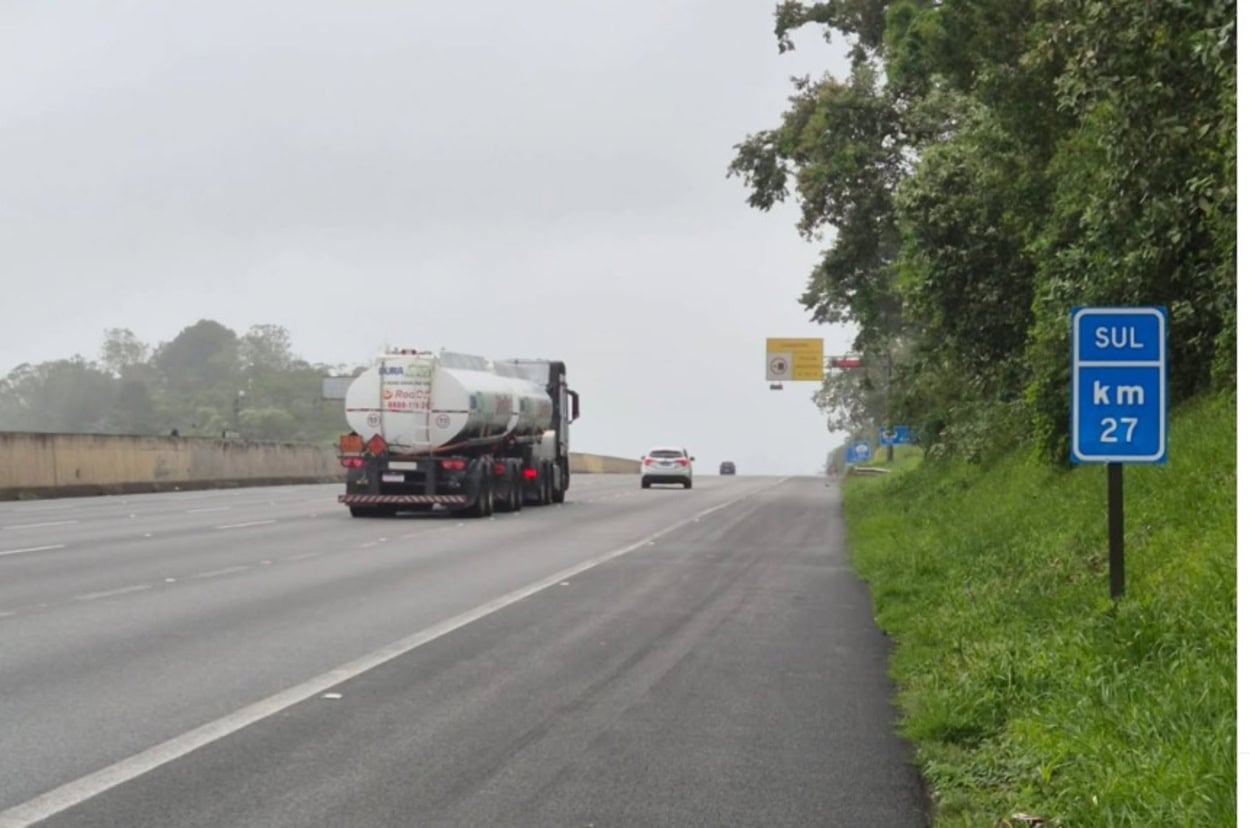 Homem morre atropelado na Rodovia dos Imigrantes em São Bernardo