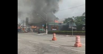 Incêndio em caminhão de gás atinge posto de combustível e mobiliza forças de segurança em SBC